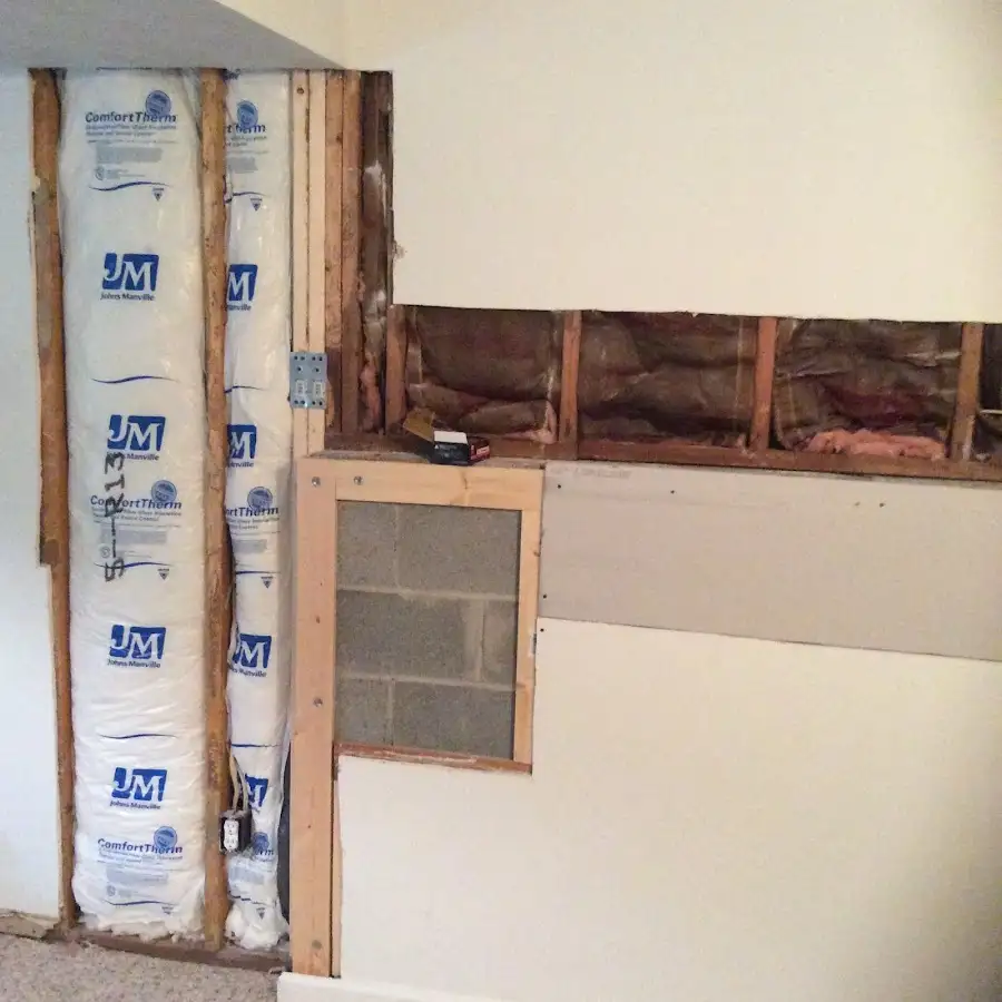 Wall insulation replacement during Odor Removal & Deodorization in Hillside